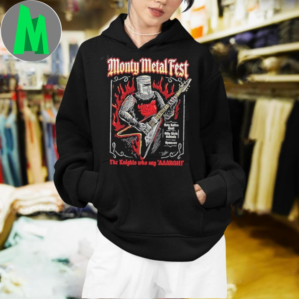Original Monty Metal Fest The Knights Who Say Alright Shirt Unisex