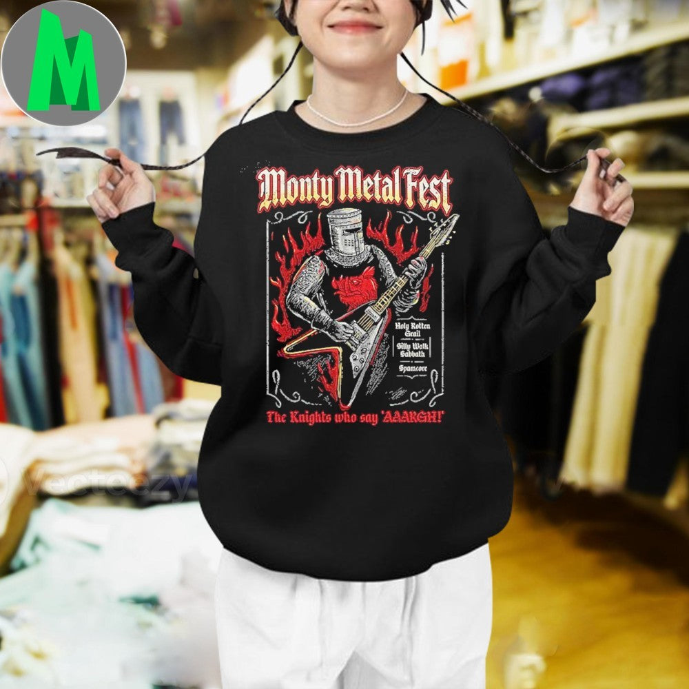 Original Monty Metal Fest The Knights Who Say Alright Shirt Unisex