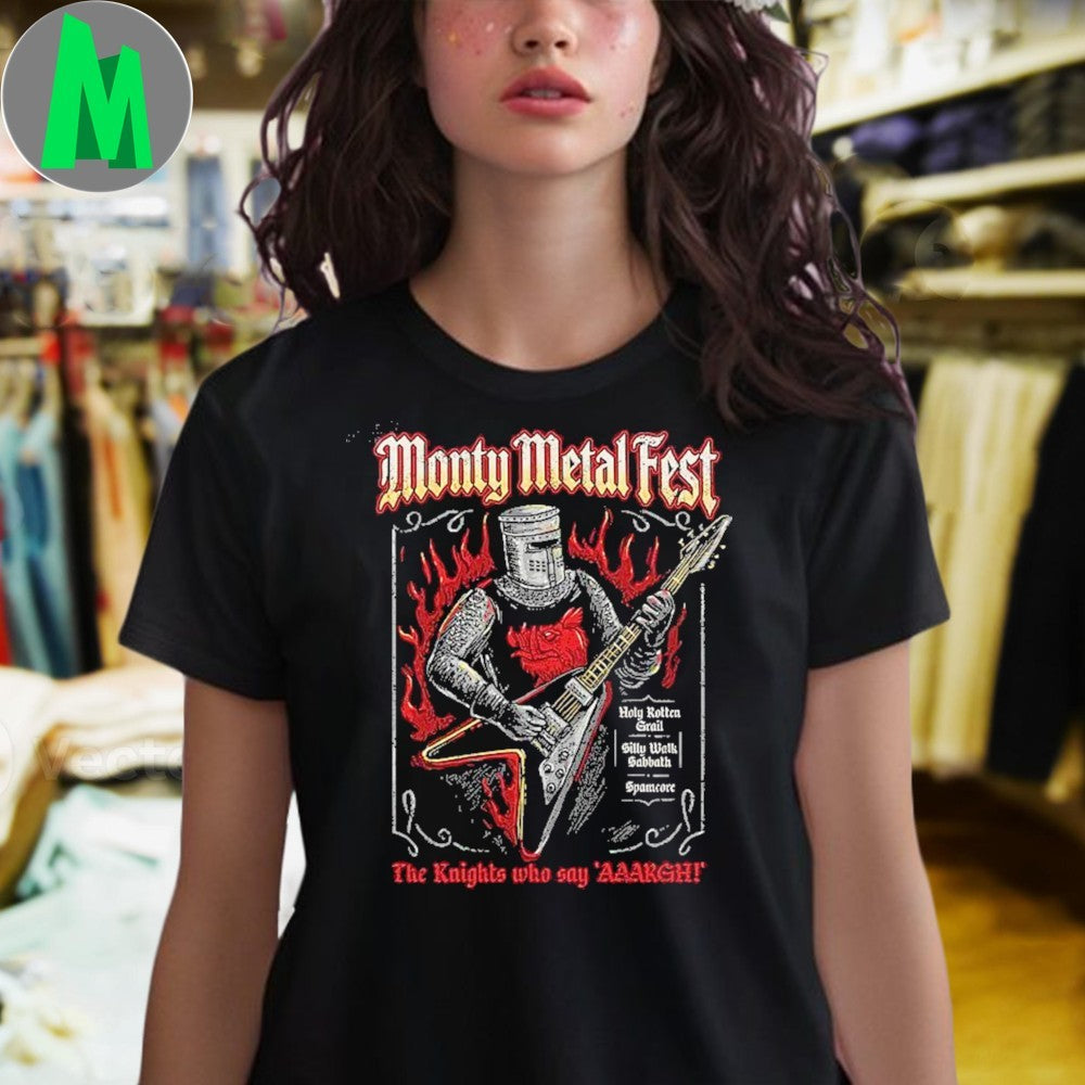 Original Monty Metal Fest The Knights Who Say Alright Shirt Unisex
