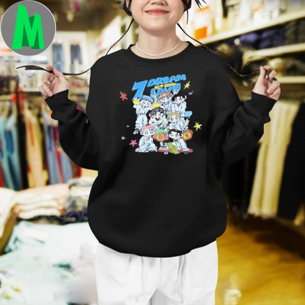 Original NCT DREAM Time Riders K-Pop Cartoon Shirt Unisex