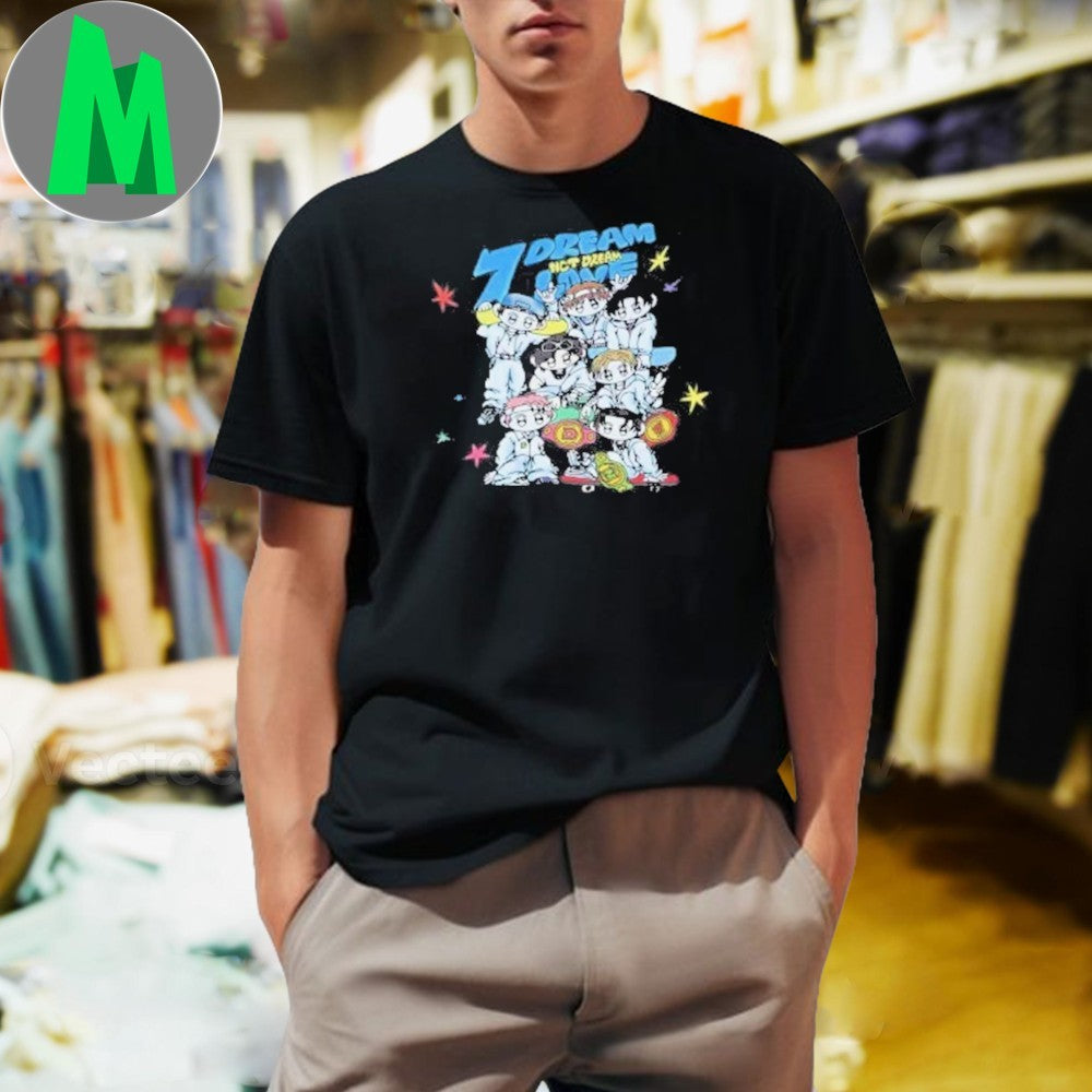 Original NCT DREAM Time Riders K-Pop Cartoon Shirt Unisex