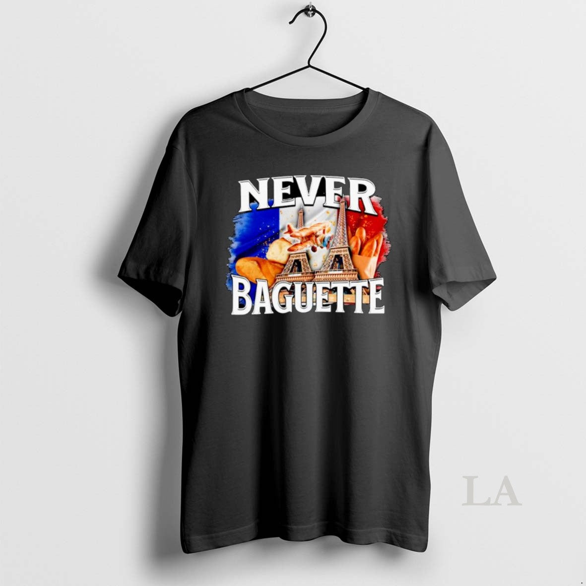 Original Never Baguette Eiffel France Flag Ornaments