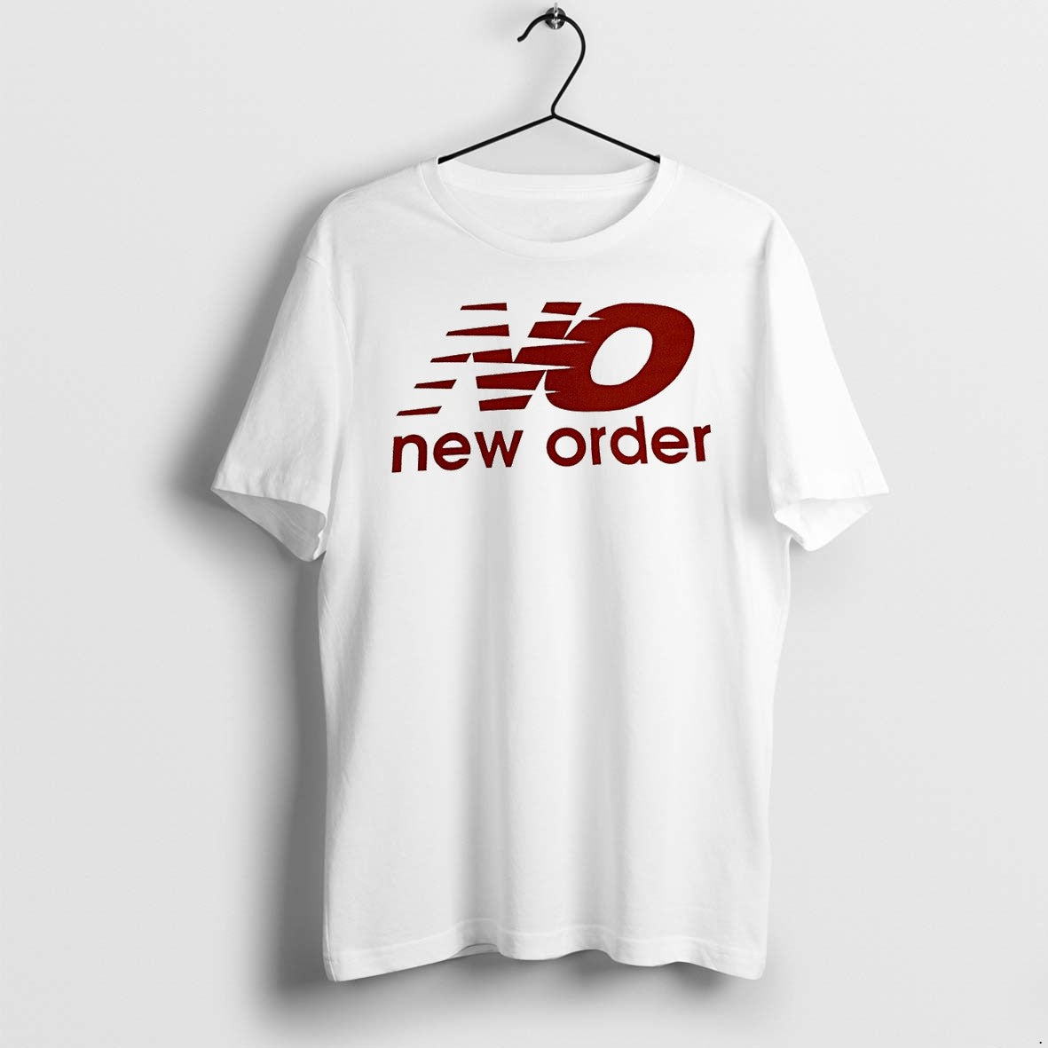 Original New Order Band Merch Red Logo Apparel New Order Tshirts Jpg Unisex