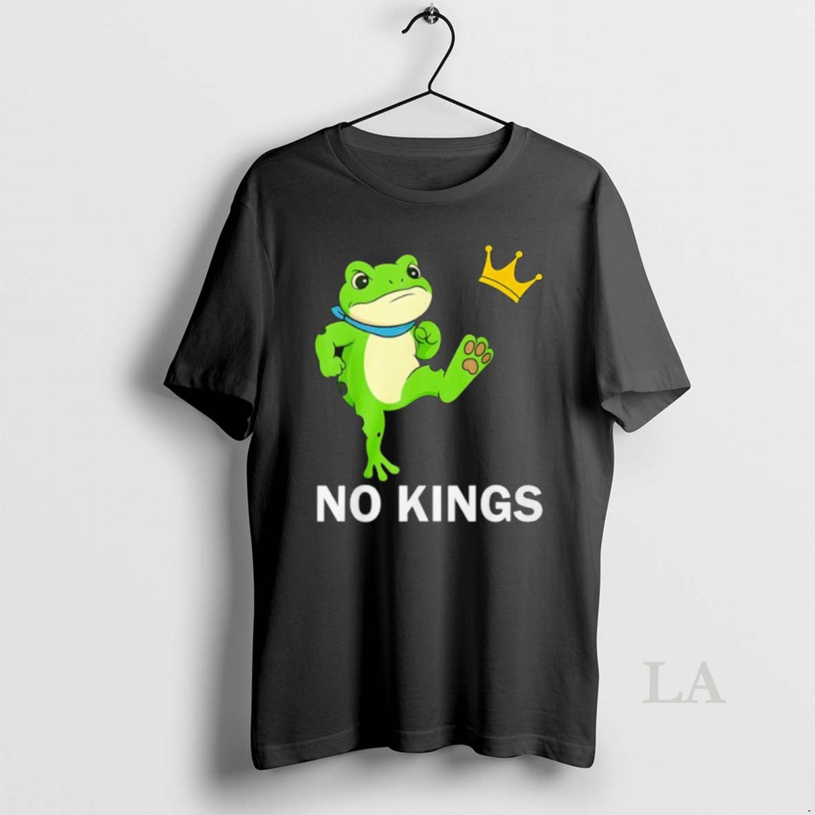 Original No Kings Men Women Portland Frog Protest