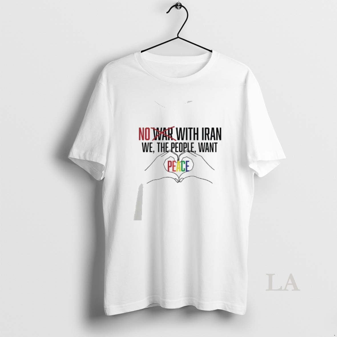 Original No War With Iran We The People Want Peace Unisex