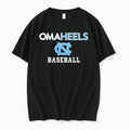 Original North Carolina Tar Heels Baseball Omaheels Logo Baseball Team Fan Tshirts Unisex