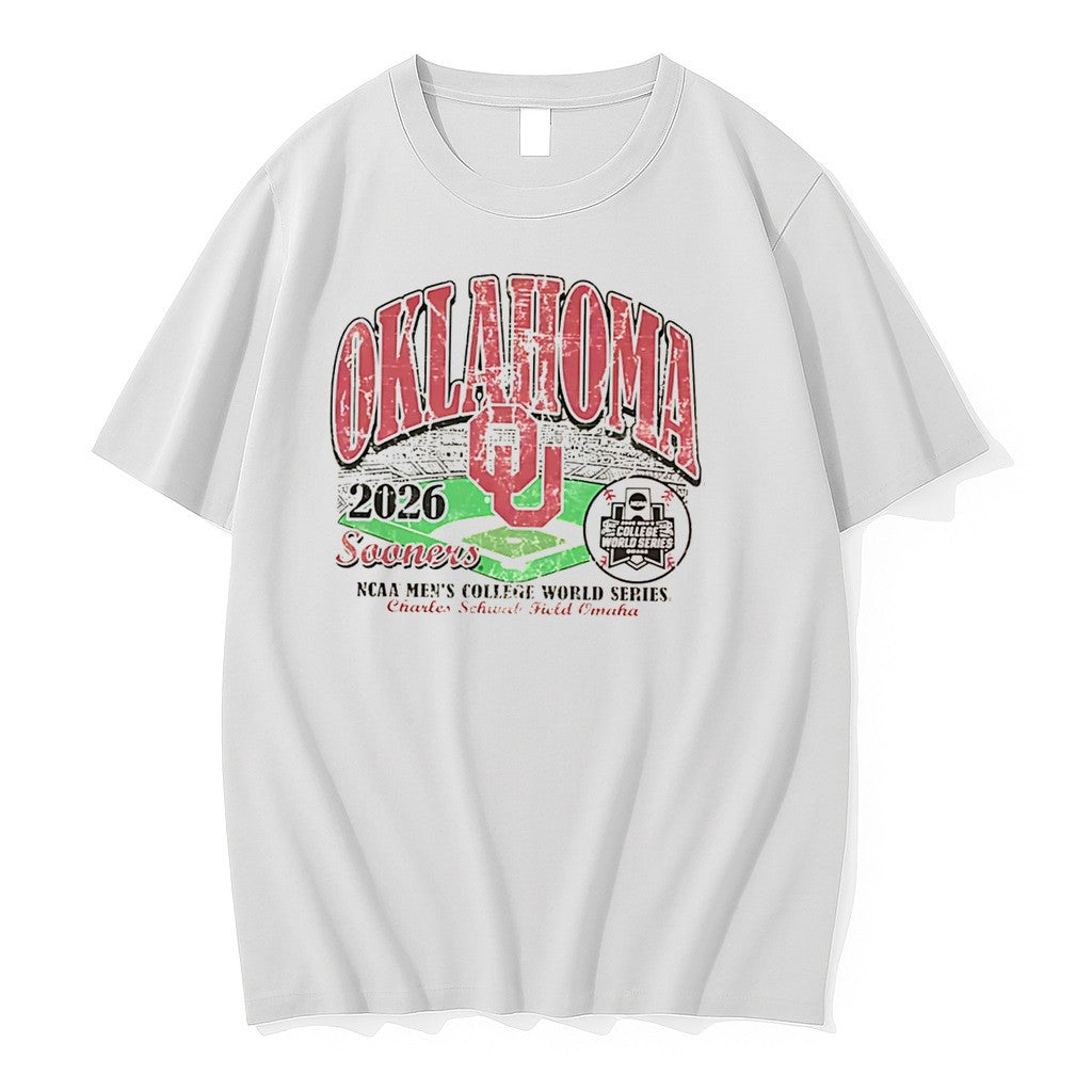 Original Oklahoma Sooners 2026 College World Series Bound Stadium Tee Tshirts Unisex