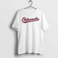 Original Omaha Script Logo Maroon Lettering White Tshirts Jpg Unisex