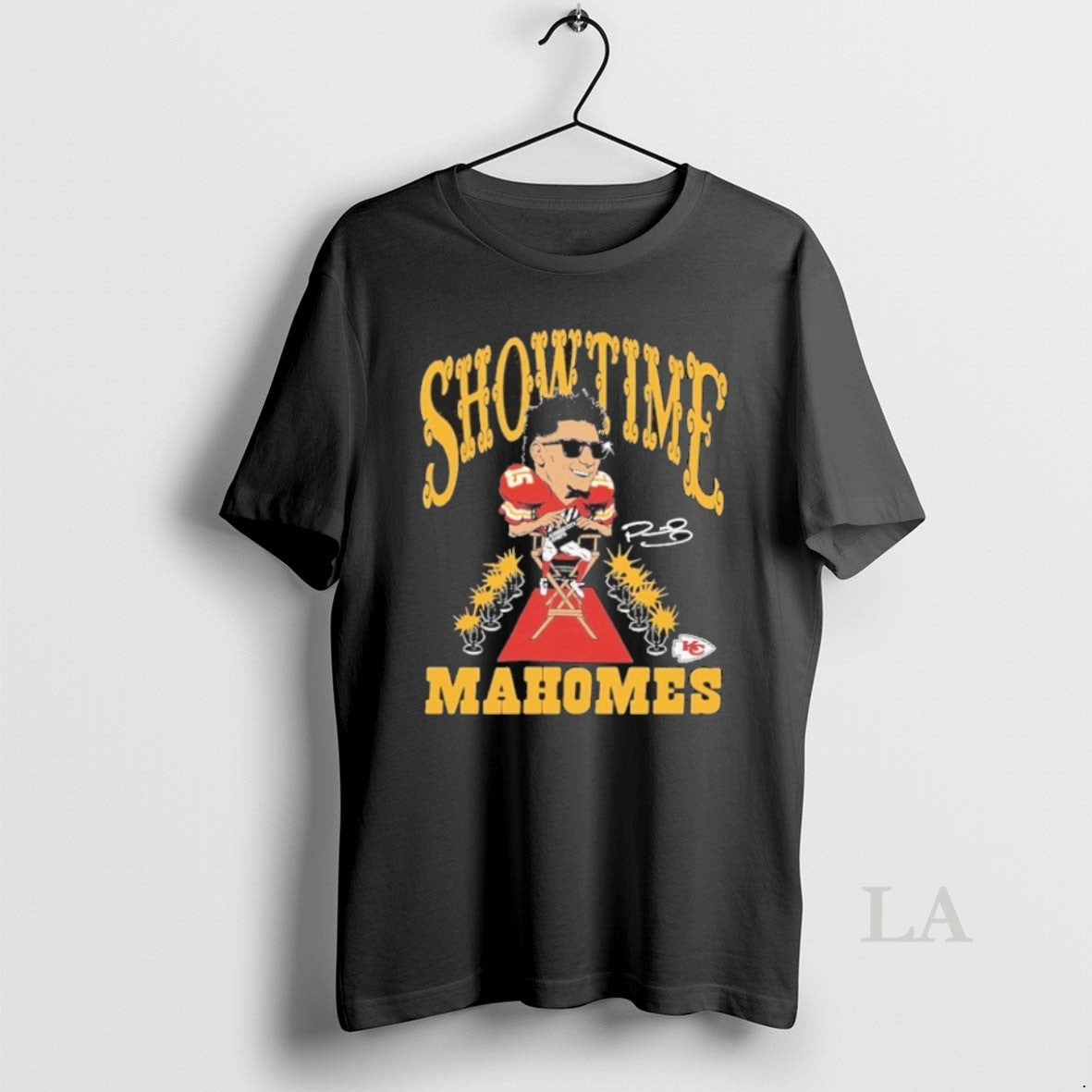 Original Patrick Mahomes Kansas City Chiefs Showtime Caricature Player