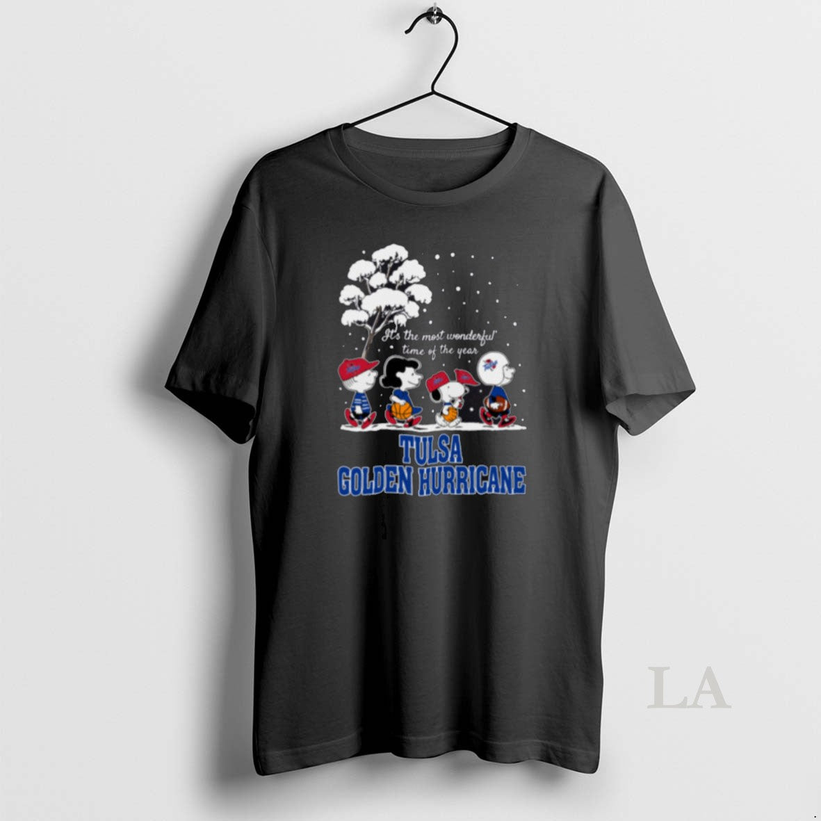Original Peanuts Tulsa Golden Hurricane Winter Its The Most Wonderful Time Of The Year