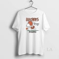 Original Peanuts X Cleveland Browns Welcome To The Pound