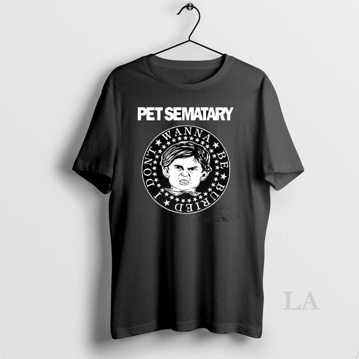 Original Pet Sematary I Dont Wanna Be Buried Logo