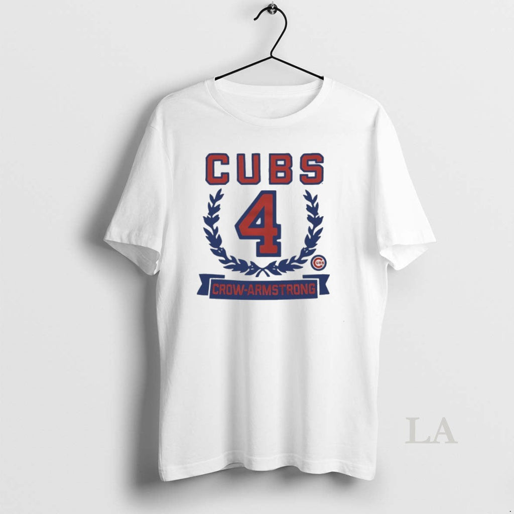 Original Pete Crow Armstrong 4 Chicago Cubs Baseball Name And Number Unisex