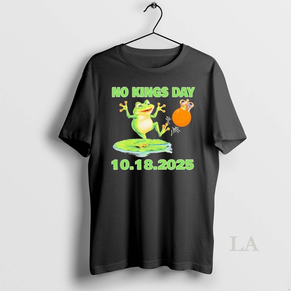 Original Portland Frog No Kings Day 10 18