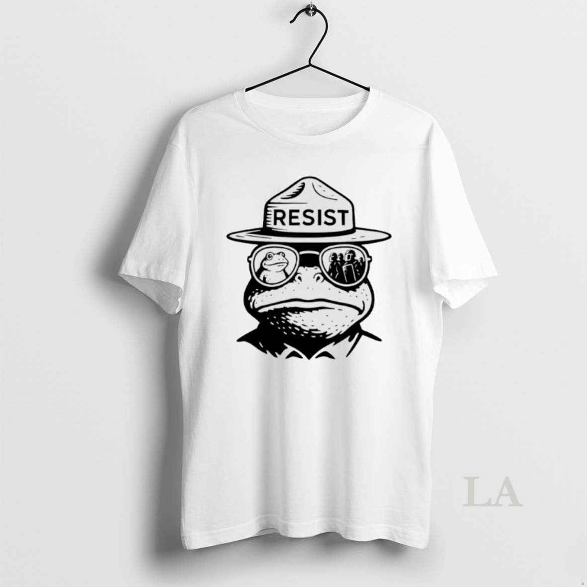 Original Portland Frog Resist Bear Funny City Art