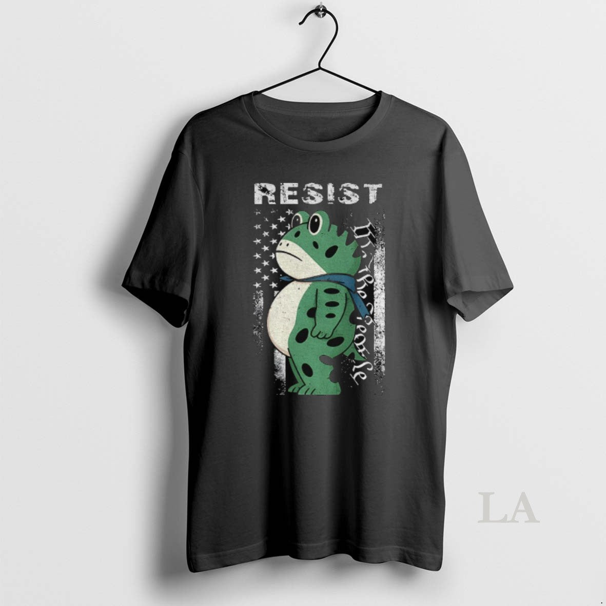 Original Portland Frog We The People Protest Patriotic America Flag