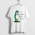Original Portland Frog In Frogs We Trust Anti Trump Political