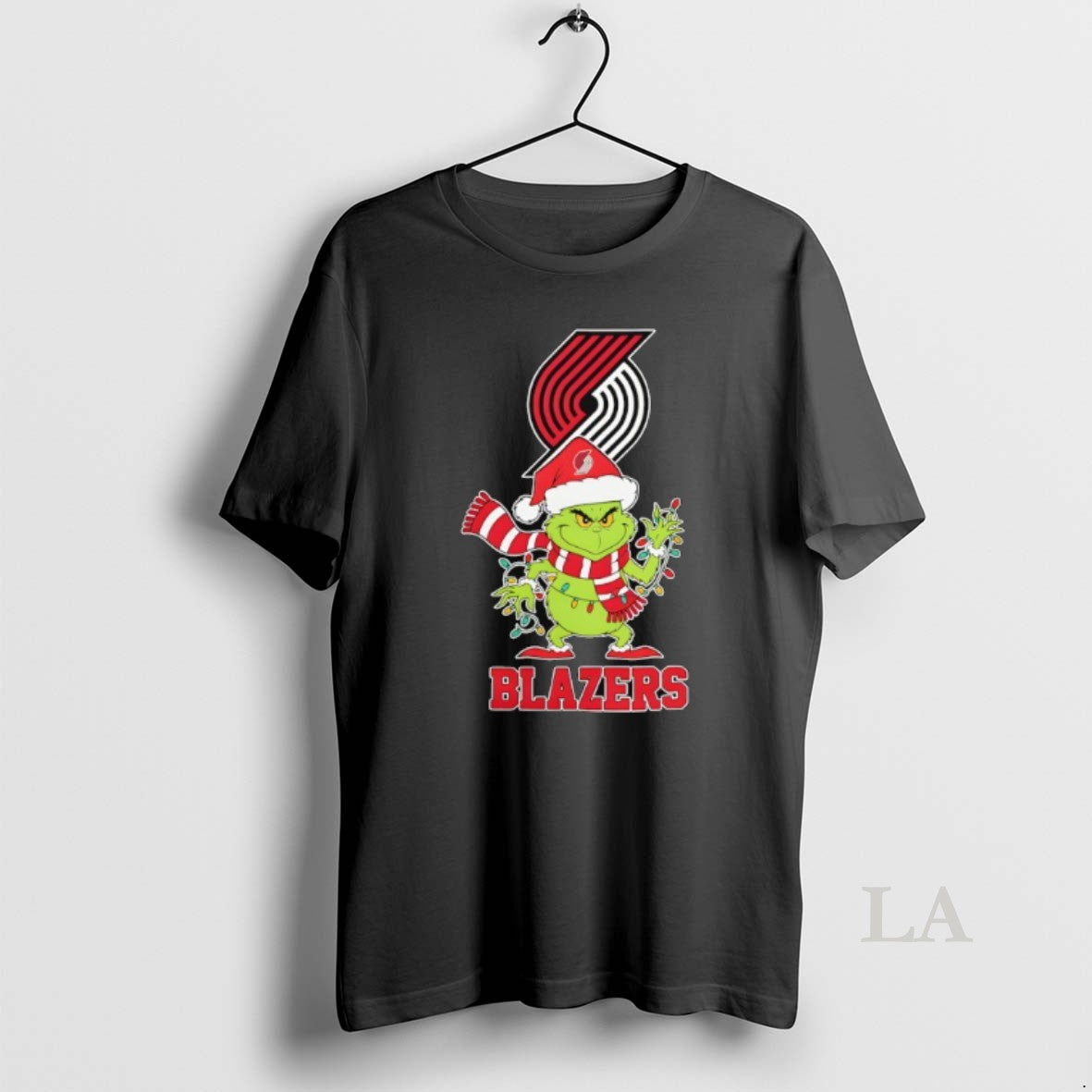 Original Portland Trail Blazers Christmas Grinch Santa Holiday