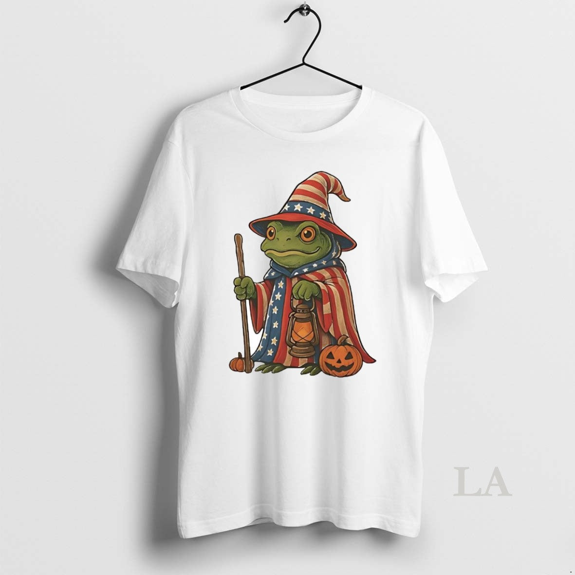 Original Portland Frog Wizard Patriotic