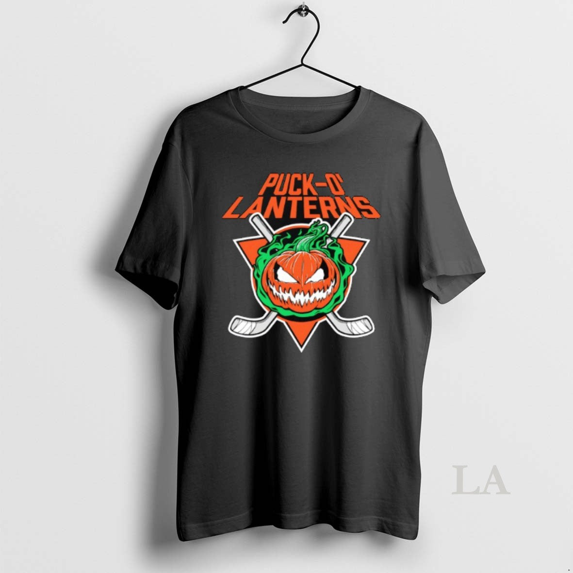 Original Puck O Lanterns Pumpkin Hockey Halloween