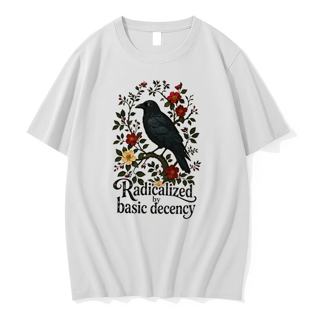 Original Radicalized By Basic Decency Vintage Tee Tshirts Jpg Unisex