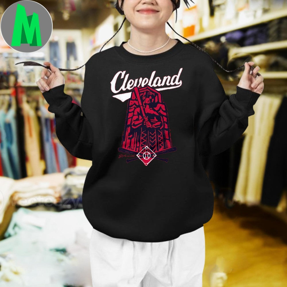 Original Red Cleveland Guardian Baseball Shirt Unisex