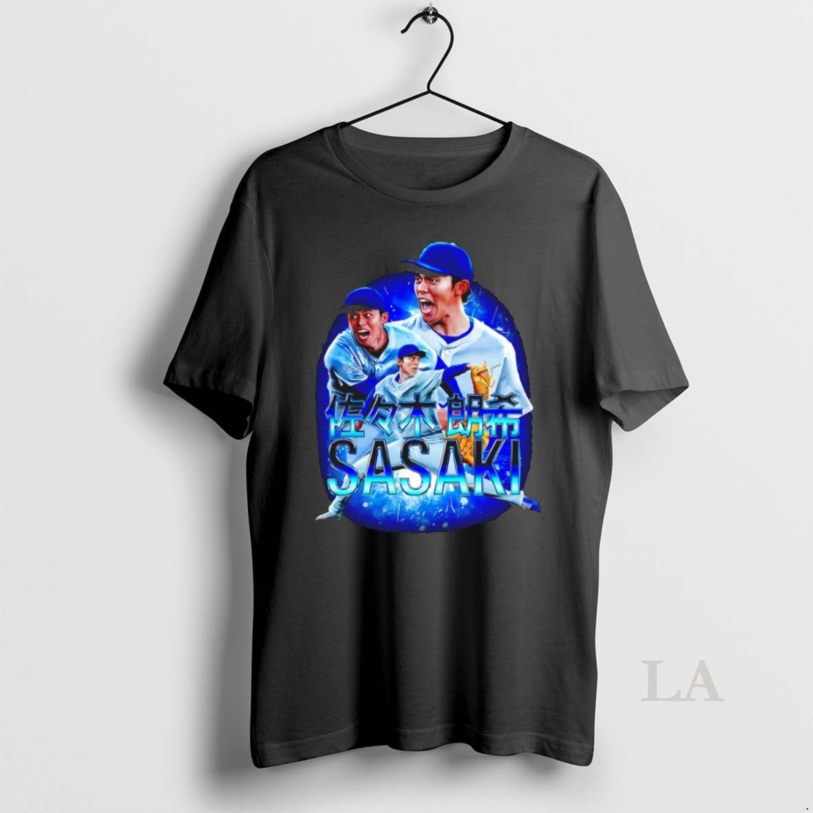 Original Roki Sasaki Los Angeles Dodgers Starting Pitcher Graphic