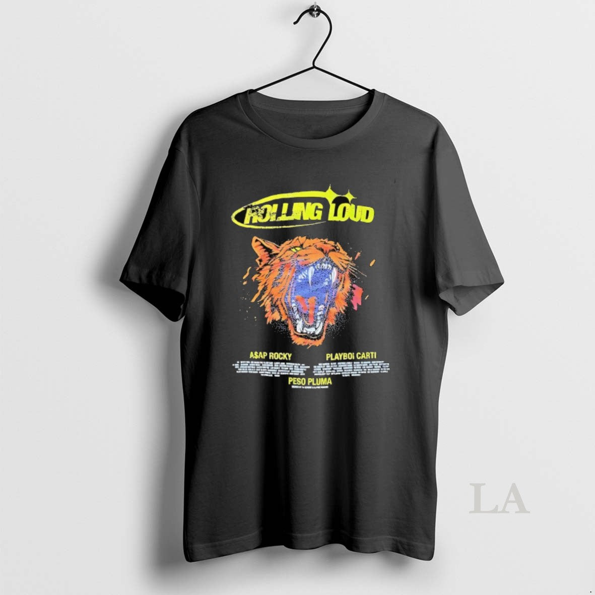 Original Rolling Loud Asap Rocky Playboi Carti Peso Pluma Tiger Roar