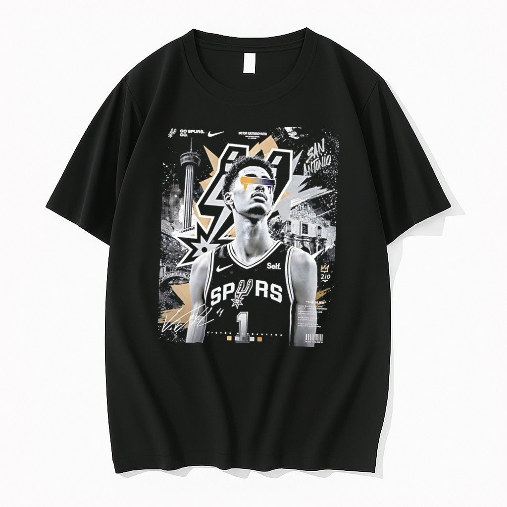Original San Antonio Spurs Wemby Victor Wembanyama Digital Tee Tshirts Jpg Unisex