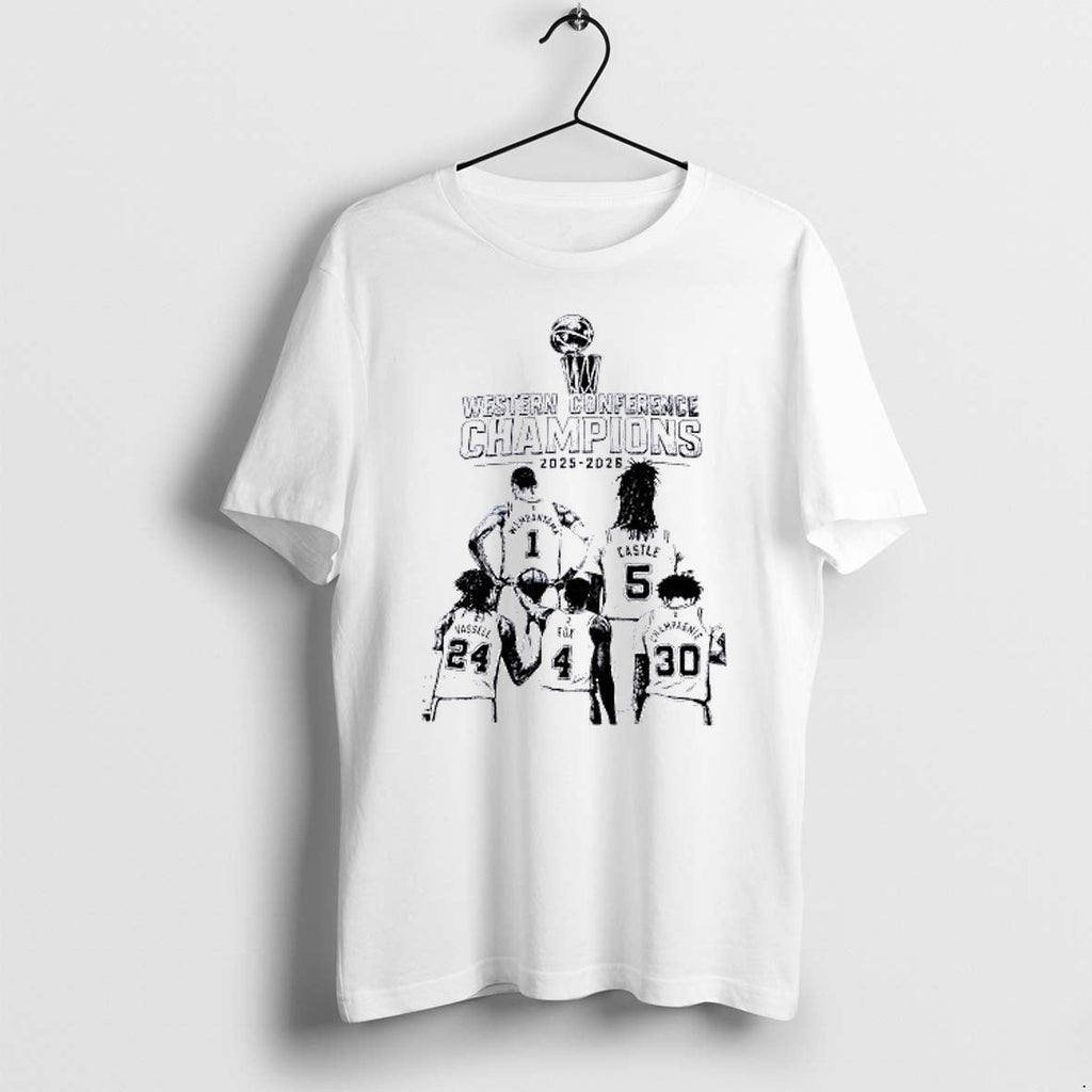 Original San Antonio Spurs Western Conference Champions 2025 2026 Tshirts Jpg Unisex