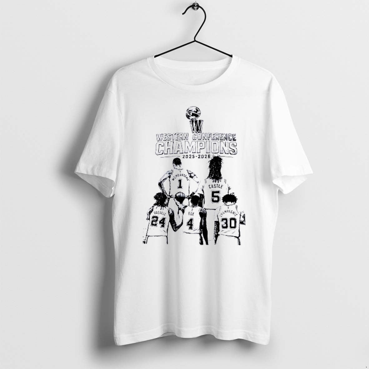 Original San Antonio Spurs Western Conference Champions 2025 2026 Tshirts Jpg Unisex