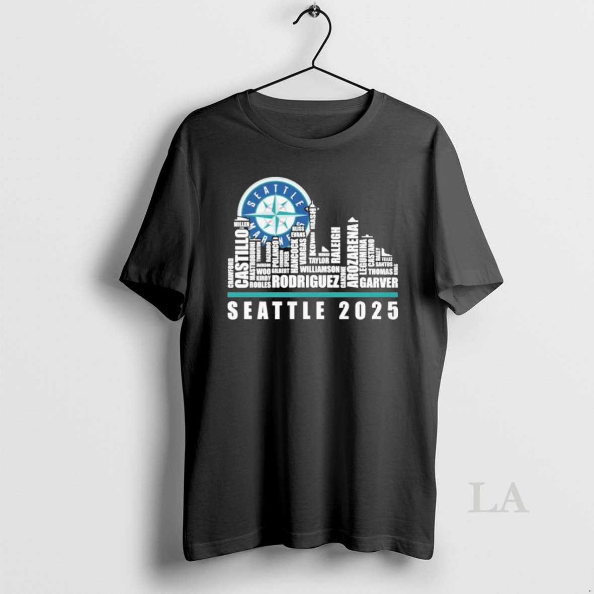 Original Seattle Mariners 2025 City Text
