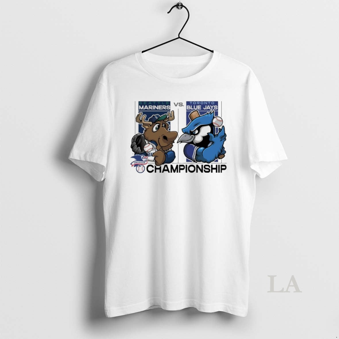 Original Seattle Mariners Vs Toronto Blue Jays 2025 Alcs Matchups Mascot