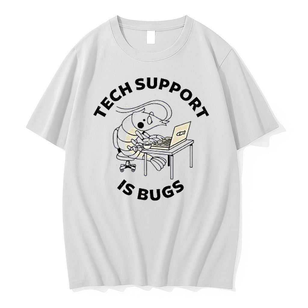 Original Shrimp It Developer Tech Support Is Bugs Tshirts Jpg Unisex