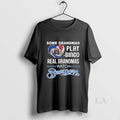 Original Some Grandmas Play Bingo Real Grandmas Watch Milwaukee Brewers Diamond Heart