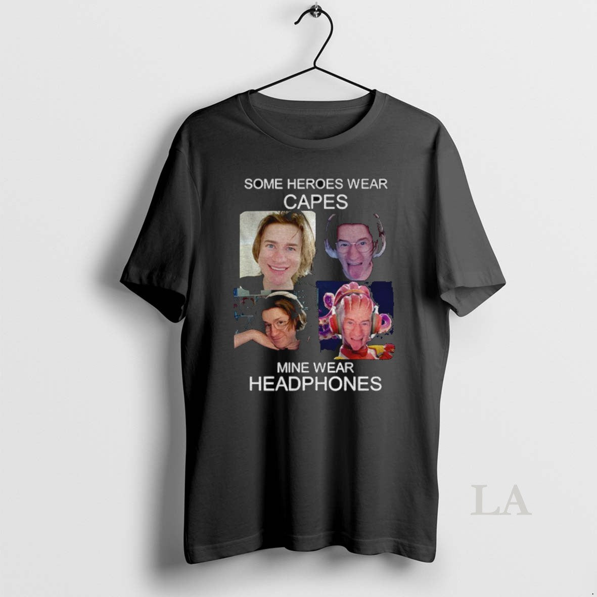 Original Some Heroes Wear Capes Mine Wear Headphones