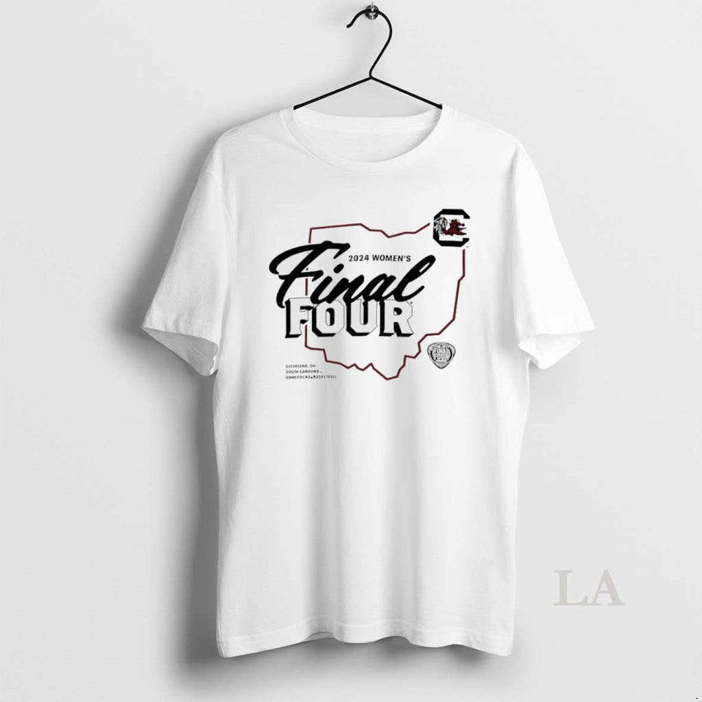 Original South Carolina Gamecocks 2026 Womens Final Four Map Unisex