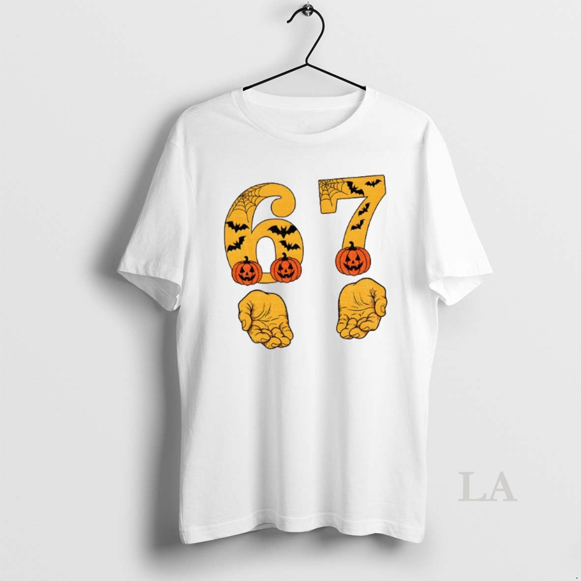 Original Spooky 6 7 Halloween Numbers Bats Pumpkins