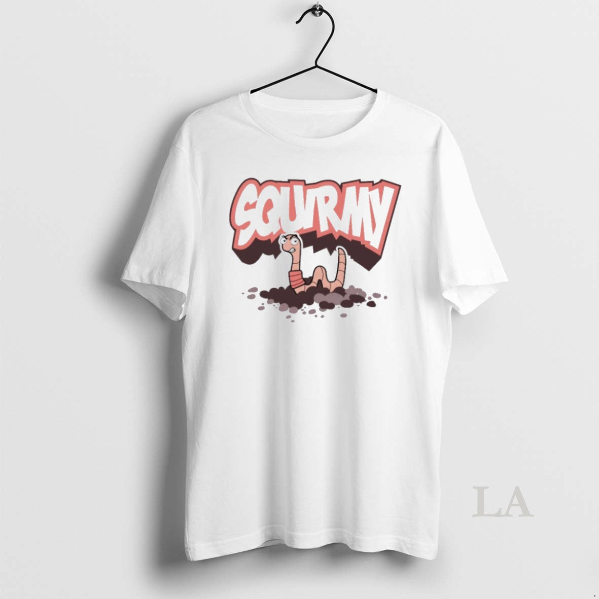 Original Squirmy Milb Wicked Worms Of Worcester Cartoon