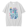 Original Statue Of Liberty Blowing Bubble Gum 4th Of July 250th Anniversary Tshirts Unisex