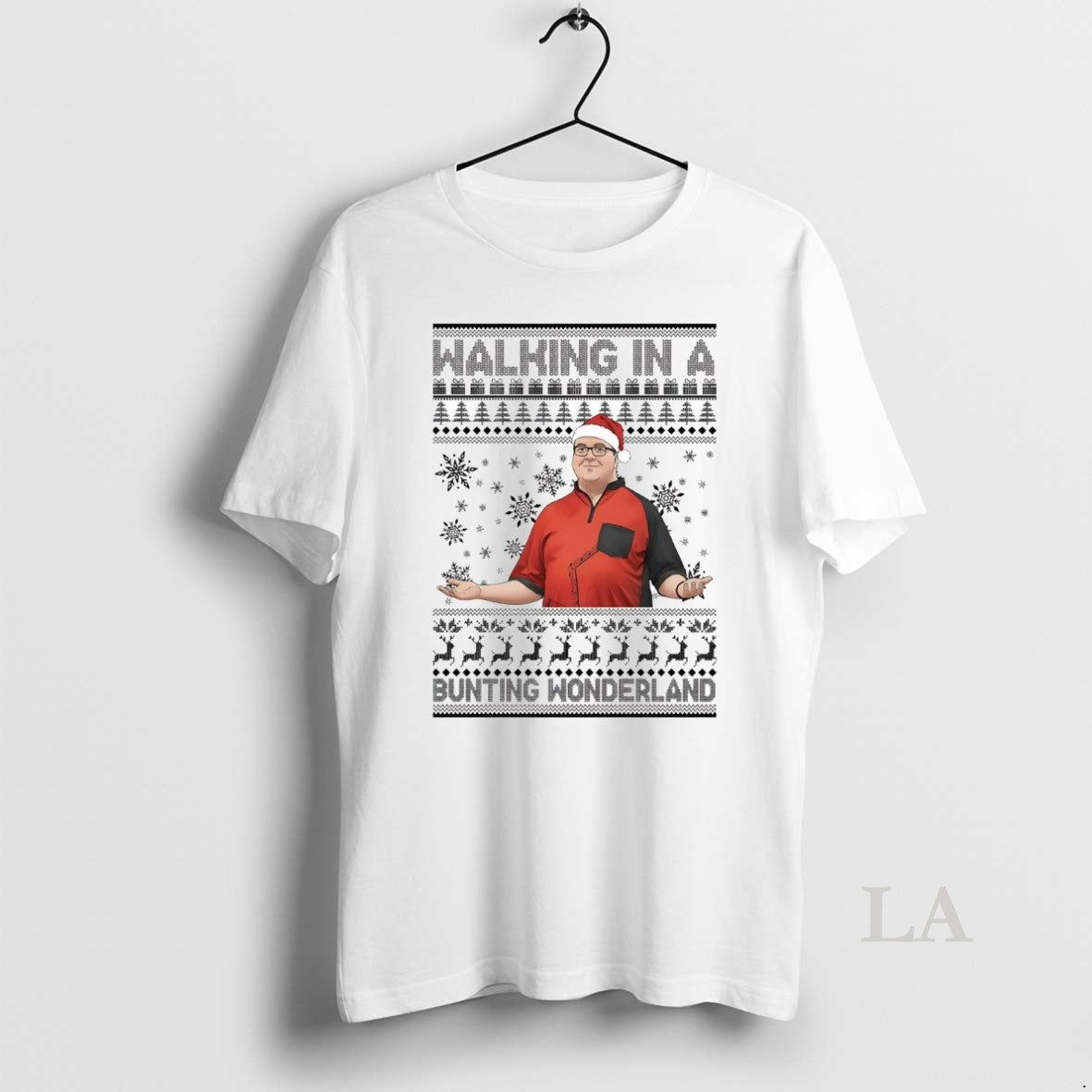 Original Stephen Bunting Walking In A Bunting Wonderland Christmas
