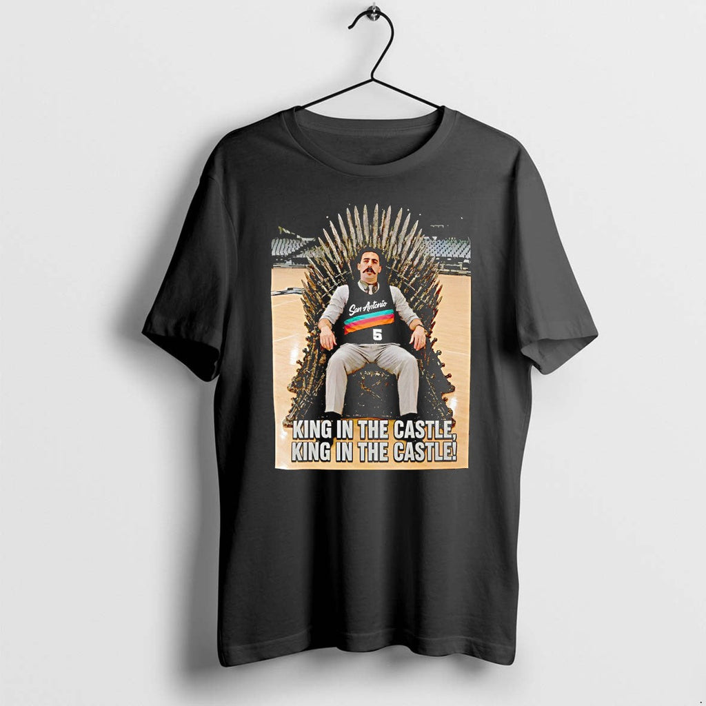 Original Stephon Castle San Antonio Spurs Nba King In The Castle Basketball 2026 Vintage Tshirts