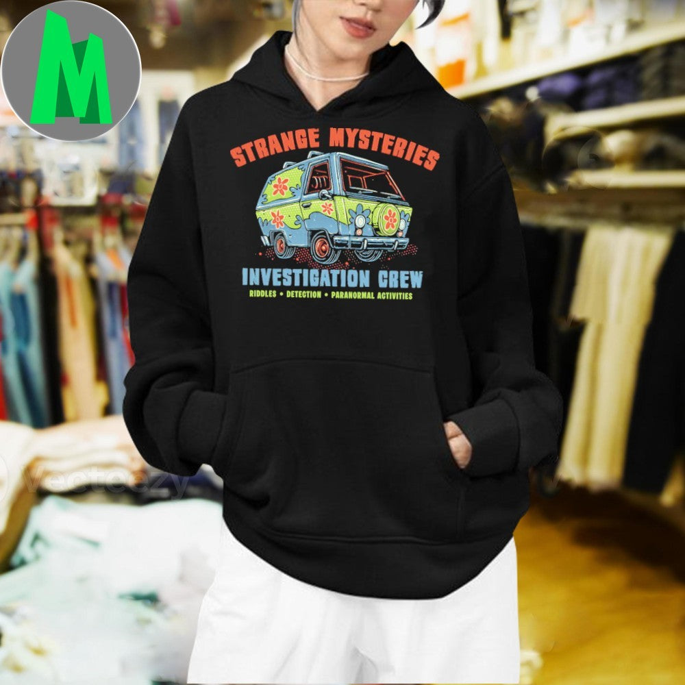 Original Strange Mysteries Investigation Crew Riddles Detection Paranormal Activities Shirt