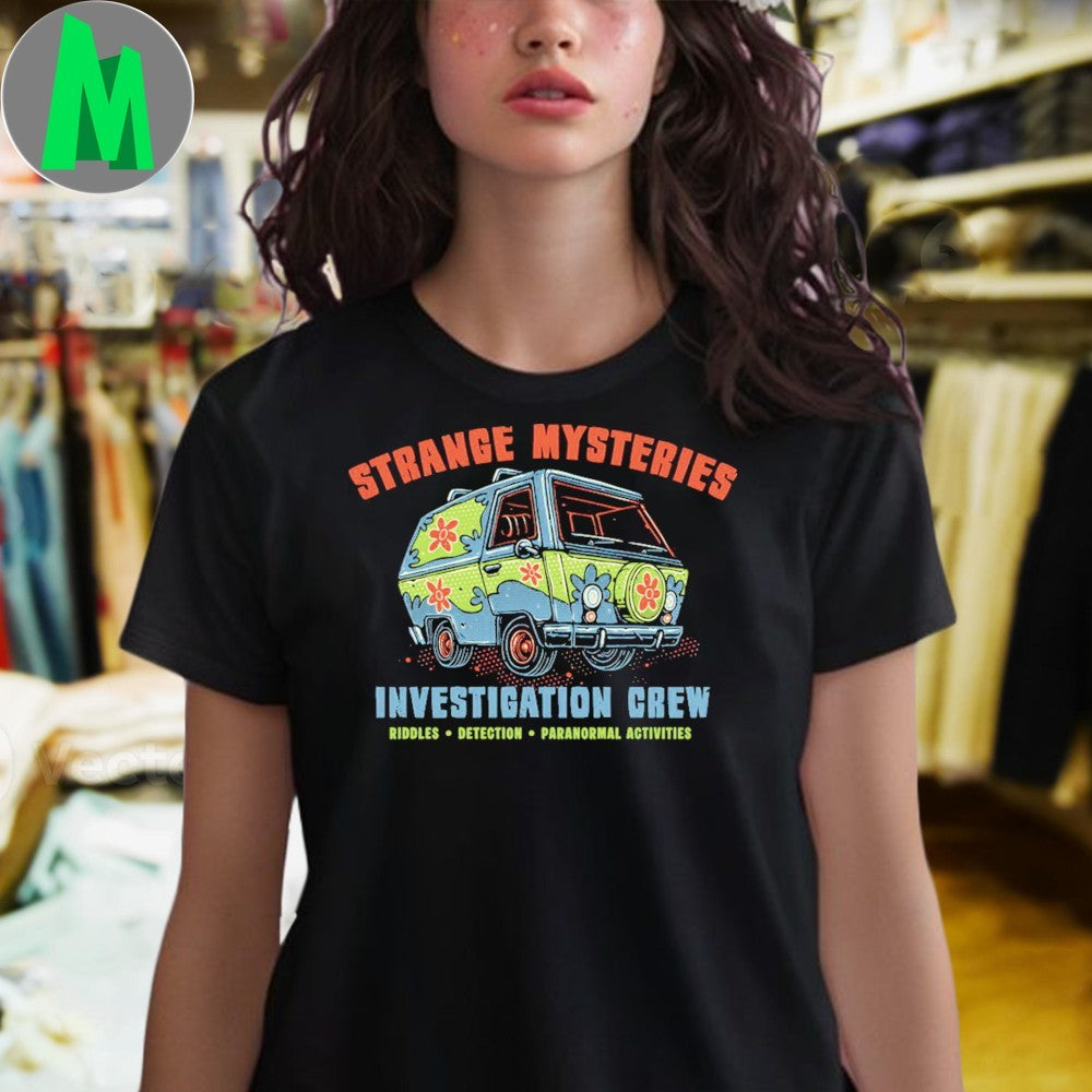 Original Strange Mysteries Investigation Crew Riddles Detection Paranormal Activities Shirt