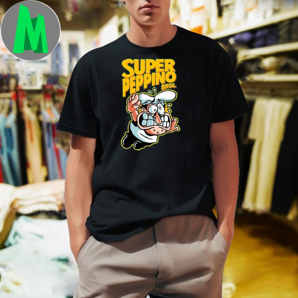 Original Super Peppino Bros Funny Chef Gaming Parody Unisex