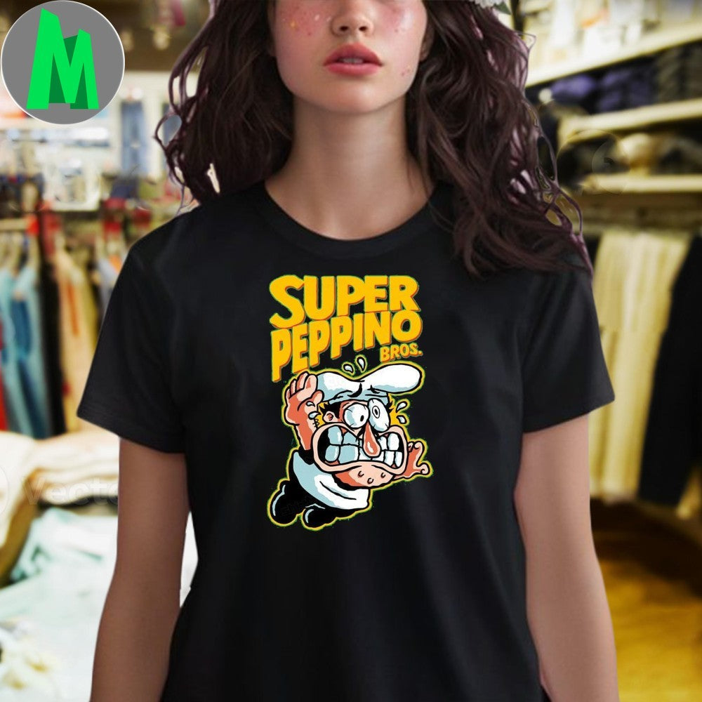 Original Super Peppino Bros Funny Chef Gaming Parody Unisex