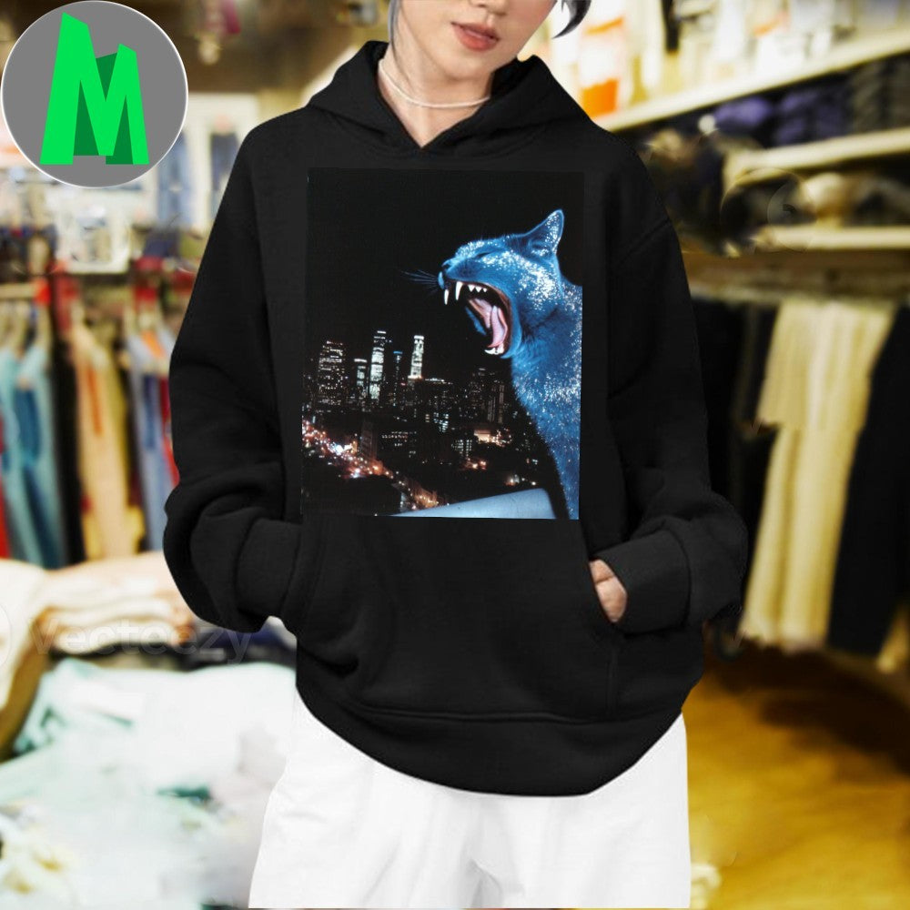 Original Super Rare Stephan Vasement Blast Giant Glitter Cat City Attack Unisex