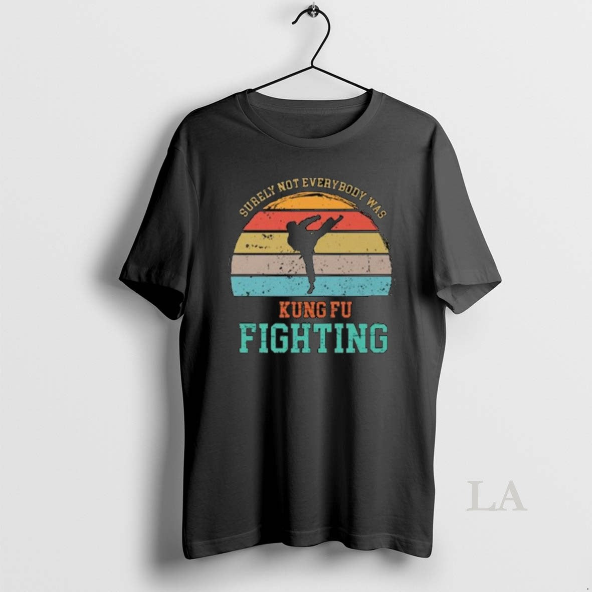 Original Surely Not Everybody Was Kung Fu Fighting Vintage Long Sleve
