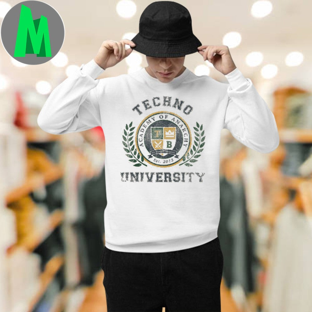 Original Techno University Academy Of Anarchy Shirt Unisex