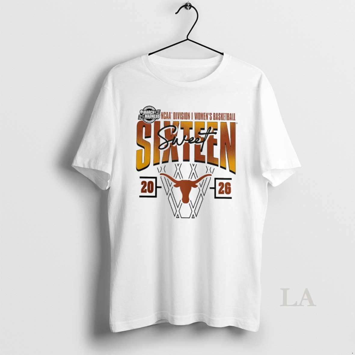 Original Texas Longhorns Womens Basketball Ncaa Di Sweet 16 2026 Unisex